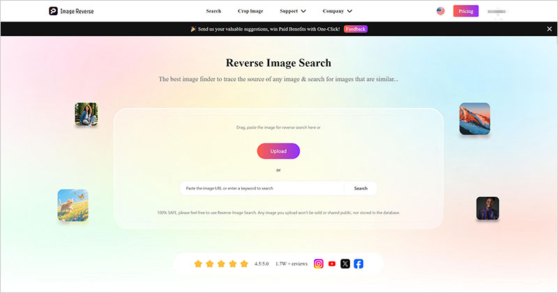 Upload Instagram image